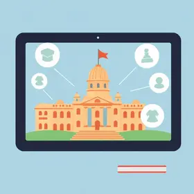 sites e redes sociais de secretarias